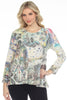 Inoah Blooming Bliss Top, Fall Winter Women's Shirts Knit. Multi.