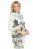 Inoah Home At Last Mock Neck, Fall Winter Women's Shirts Knit. Multi.