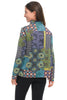 Trisha Tyler Medallion Print Reversible Top, Fall Winter Women's Shirts Knit. Lavender Multi.