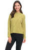 Trisha Tyler Your Best Angle Sweater, Fall Winter Women's Sweaters. Lime.