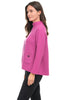 Trisha Tyler Ric-Rac Sweater, Fall Winter Women's Sweaters. Fuscia.