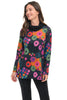 Trisha Tyler Dot to Dot Sweater, Fall Winter Women's Sweaters. Black Multi.