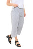Seersucker Stripe Easy Crop Pant