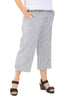 Seersucker Stripe Easy Crop Pant