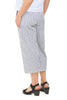 Seersucker Stripe Easy Crop Pant