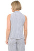 Seersucker Stripe Sleeveless Shirt