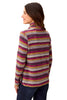 Striped Funnel Neck Sweater