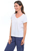 Cotton Slub V-Neck Tee