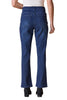 Stretch Denim Seamed Flare Pant