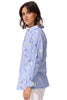 Escape Tropical Fish Pool Party Blouse, Spring Summer Women's Shirts Woven. Hightide