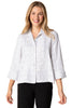 Habitat Clothes Santorini Stripe Daphne Shirt, Spring Summer Women's Shirts Woven. White