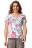 Figi Floral V-Neck Tee