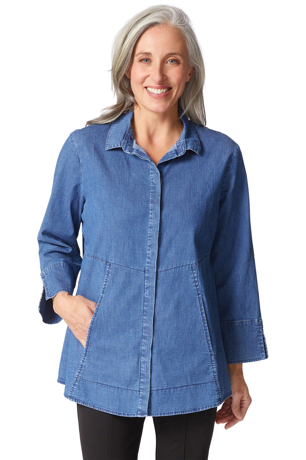 Perfect Hidden Placket Shirt