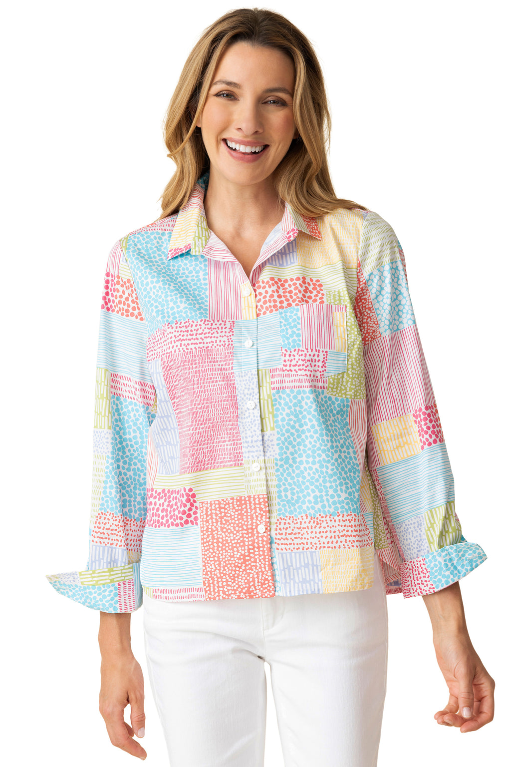 Perfect Patchwork Shaped Shirt