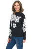 Double Knit Jacquard Floral Sweater