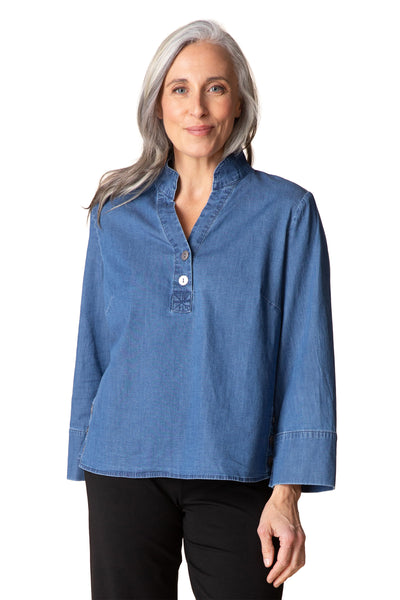 Perfect Half Placket Pullover Shirt