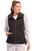 Frosted Fleece Stand Collar Vest