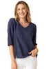 Cascade Cotton Elbow Sleeve Tee