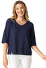 Cascade Cotton Elbow Sleeve Tee