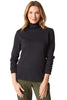Cozy Rib Ruched T-Neck