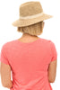 Cotton Crushable Striped Fedora