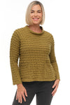 Textured Tides Pocket Top