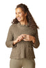 Textured Tides Pocket Top