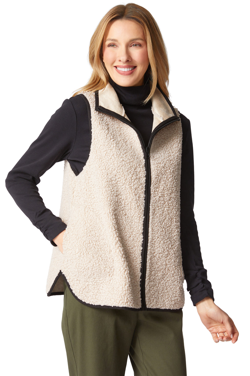 Reversible Allie Sherpa Vest