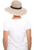 Cotton Crushable Ribbon Brim Hat with Tie