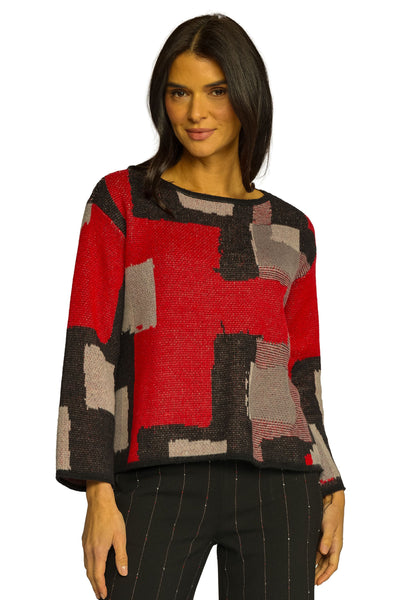 Collage Swing Sweater