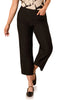 Stretch Twill Wide Leg Capri