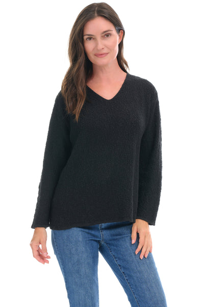 Scramble Stitch V Sweater