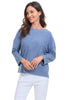 Habitat Clothes Pasadena Stripe Pacific Seamed Top, Spring Summer Women's Shirts Knit. Marine