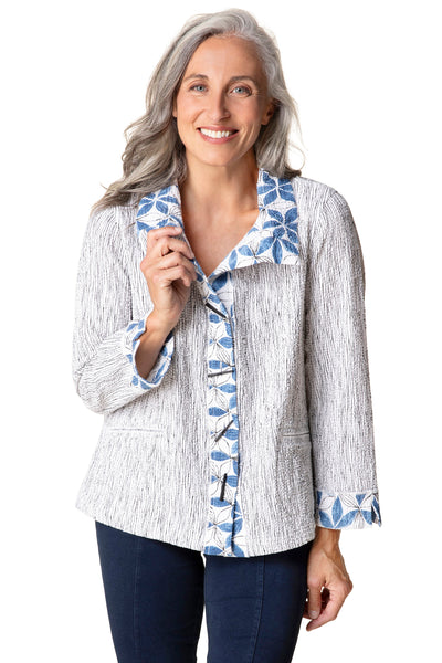 Crinkled Crepe Luna Jacket