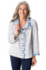 Crinkled Crepe Luna Jacket