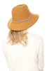 Boiled Wool Fedora with Rope Trim