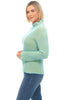 Ribbed Funnel Neck Sweater