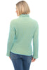 Ribbed Funnel Neck Sweater
