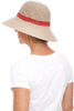 Cotton Crushable Striped Hat