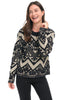 Double Knit Chevron Sweater