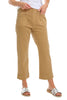 Tribal Stretch Twill Deep Hem Capri, Spring Summer Women's Pants. Sesame