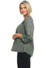 Parsley & Sage Sarita Pullover Blouse, Fall Winter Women's Shirts Knit