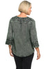 Parsley & Sage Sarita Pullover Blouse, Fall Winter Women's Shirts Knit