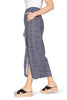 Olivia Making Waves Linen Flood Pant, Spring Summer Women's Pants. Navy
