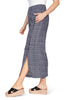 Olivia Making Waves Linen Flood Pant, Spring Summer Women's Pants. Navy