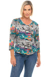 Peggy Button Top