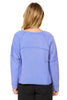 Color Washed Terry Weekend Crew