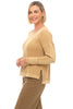 Waffle Knit Boxy Crew