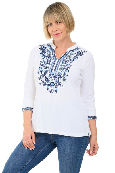 Kate Embroidered Top