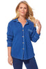 Color Washed Terry Anywhere Shirt Jacket